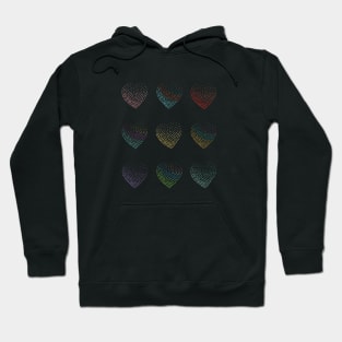 Vibrant Hearts Hoodie